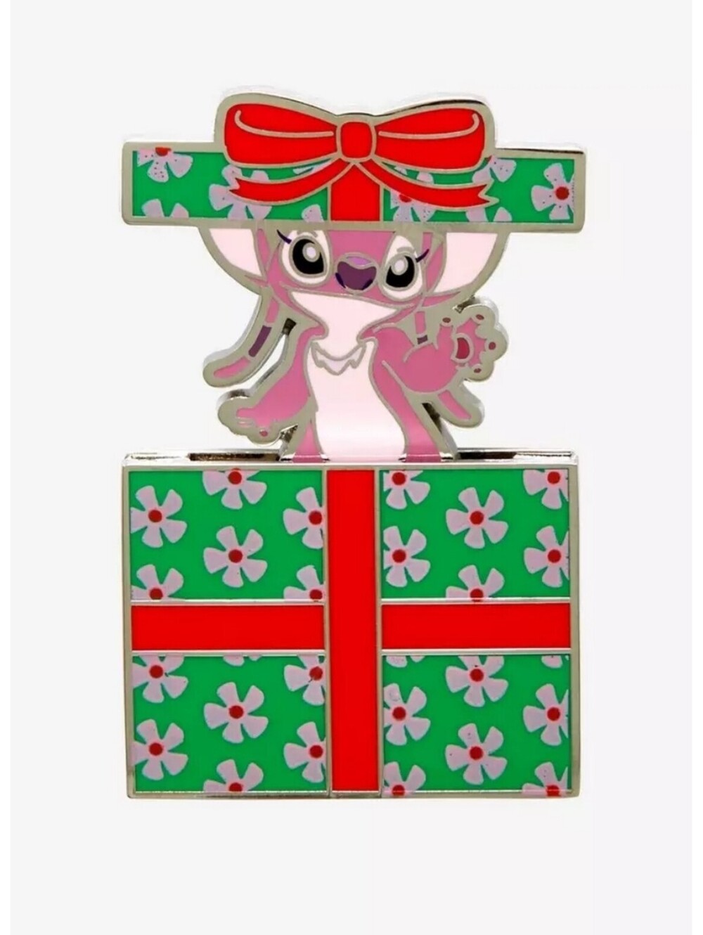 Loungefly Disney Lilo & Stitch - Angel Present Sliding Enamel Pin NEW